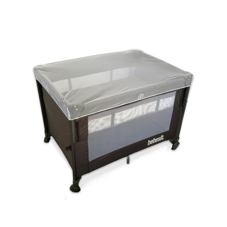 Practicuna Colecho Bebesit Gris Con Mosquitero 2021-A