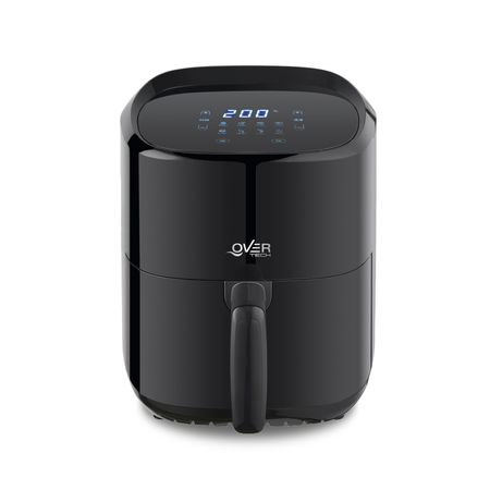 Freidora Overtech Electrica Sin Aceite De Aire 1450w 3.5 Litros Air Fryer Ov-104.5 8 Programas Antiadherente
