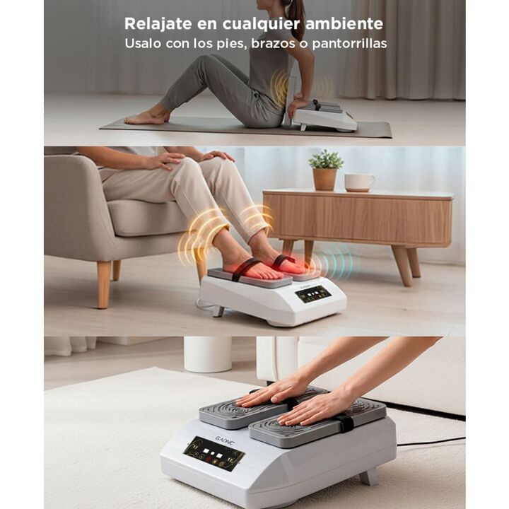 Masajeador Gadnic Easy Move Magnet Pro Piernas Pies 3 Niveles 30 Velocidades - Vista 5
