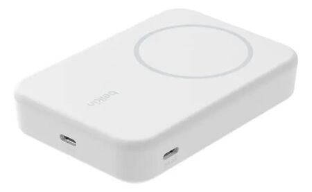 Batería Portátil Belkin 10000mAh Qi2 Blanco