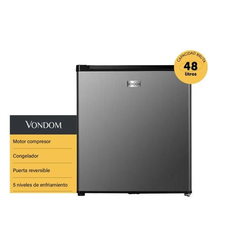 Frigobar Vondom 46 L Acero Inoxidable RFG148A Motor Compresor