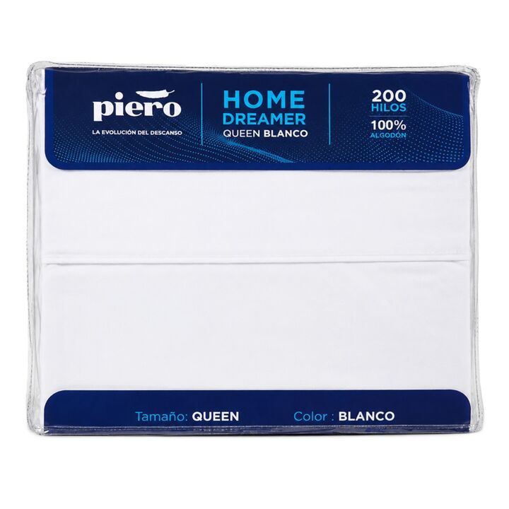 Juego De Sabanas Piero Home Dreamer Queen 200 Hilos - Vista 2