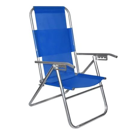 Sillón De Aluminio Lagos 5 Posiciones Emperador