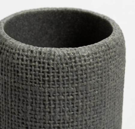 Portacepillos tejido Gris