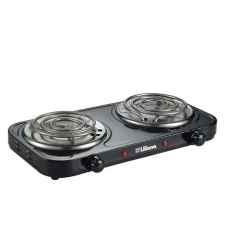Anafe Electrica Liliana 2 Hornallas 1100w 5 Niveles AA912