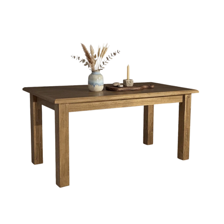 Mesa Mobilia Silvia Madera Maciza 160x80 Ámbar 1303AM 