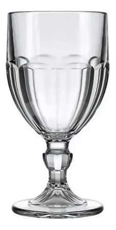 Copa Bristol Agua 350ml Nadir Vidrio Caja X12 Unidades Transparente