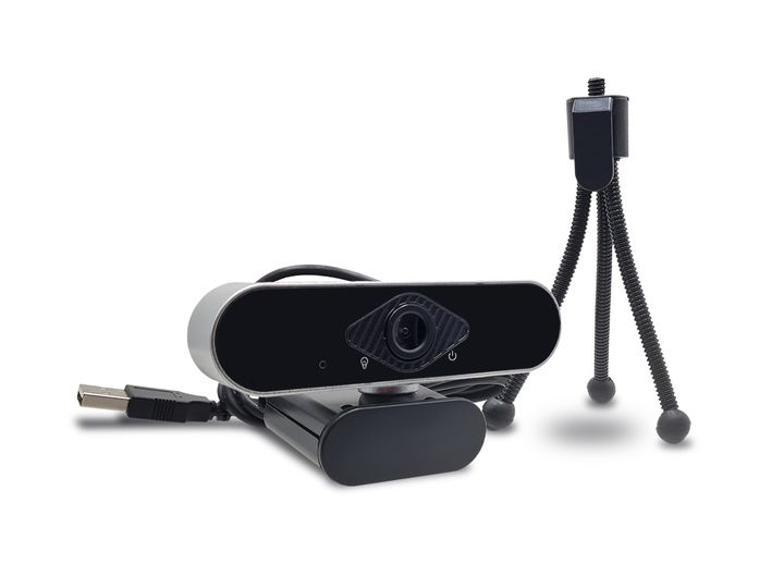 Webcam Full Hd 1080p 3mp Videollamadas Trípode Y Micrófono - Vista 1