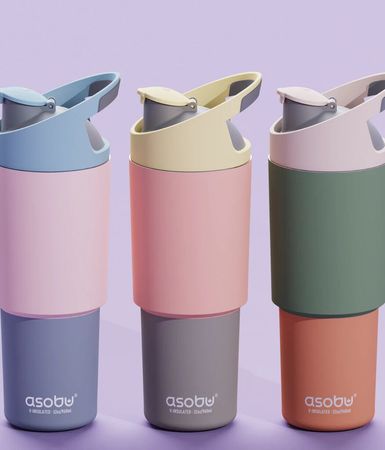 Botella Térmica Asobu Cosmic 1 Litro Pastel Pink