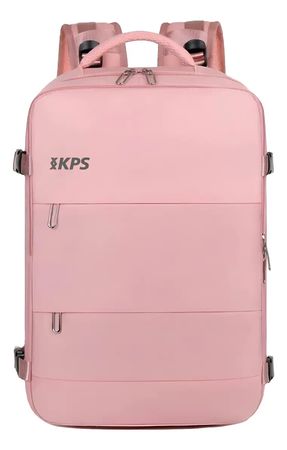 Mochila Viaje Carry On Airtrek Porta Notebook Avion ROSA
