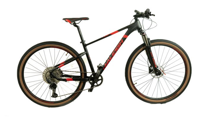 Bicicleta Raleigh Mojave 5.0 /Talle: 19"/L _ Negro/Rojo_Cuadro de Aluminio/12Vel Shimano/MonoPlato/Rod.29_ Línea 2026 - Vista 1