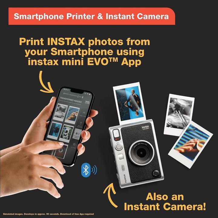 Cámara Híbrida Fujifilm Instax Mini Evo Marrón - Vista 3