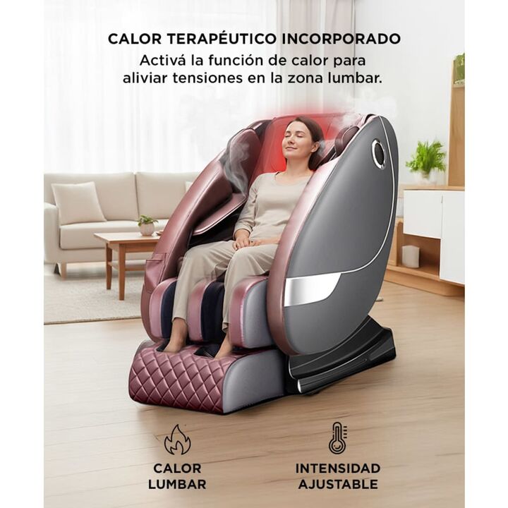 Sillón Masajeador Gadnic Titanium Masaje Cuerpo Completo Terapia De Calor Bt - Vista 4
