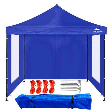 Gazebo Gadnic 3X3-M Plegable 3x3 Reforzado Paredes con Ventana Ideal Playa o Eventos