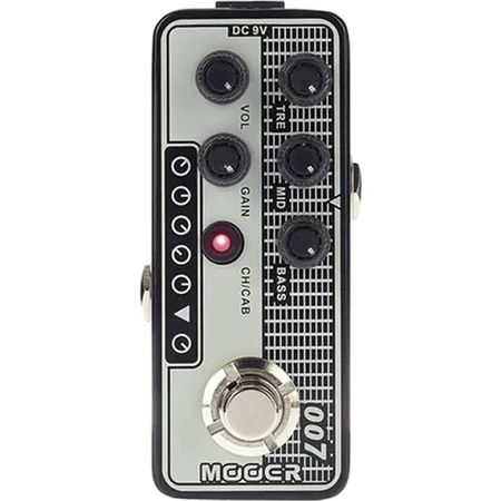 Mooer Regal Tone. Pedal preamp EQ con controles Gain y Volume