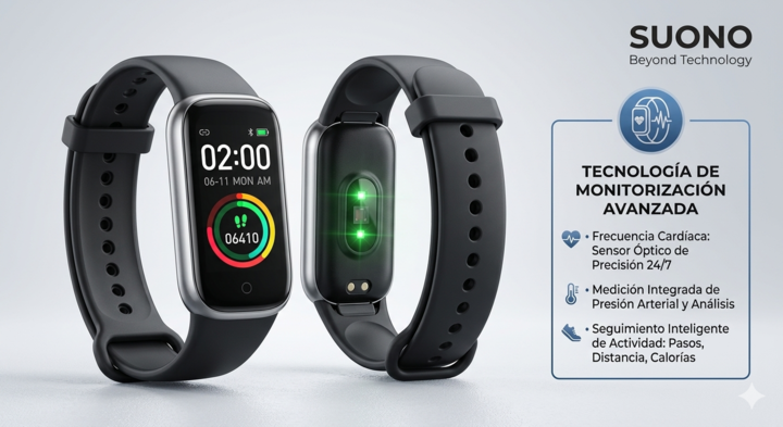 RELOJ SMART M4 SUONO DIST. DE CAMINATA - Vista 3