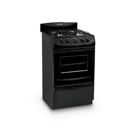 Cocina 51cm Gas Nat Negra Escorial Candor S2