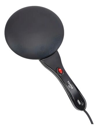 Panquequera Electrica Vonne Portatil Con Bowl Y Batidor Negro