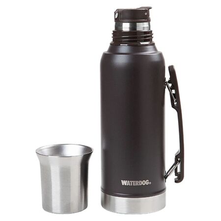 Termo De Mate Con Manija Doble Funcion 1.2 Litros Waterdog Ronda1200Ch Chocolate