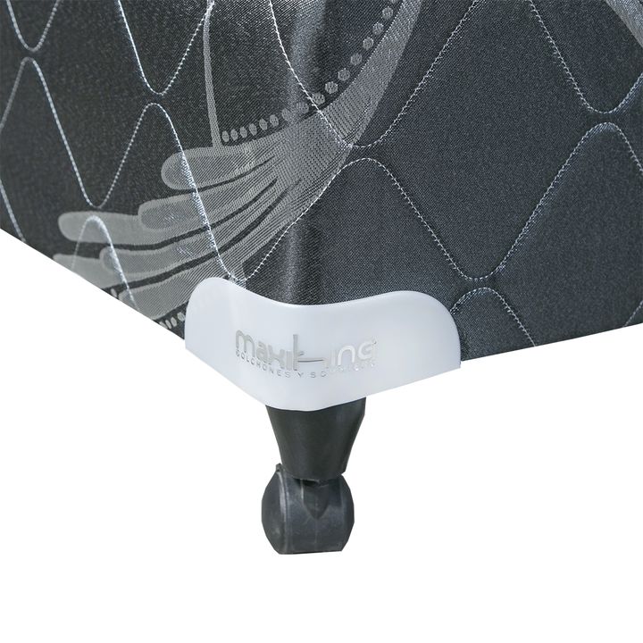 Sommier y Colchon Maxiking Brisas King Size 180x200x30cm Espuma de Alta Densidad Doble Pillow de Jackard - Vista 11