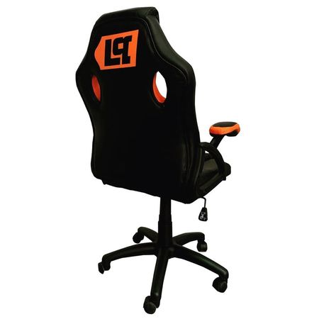 Silla Gamer Lusqtoff SGL100-9 Negra y Naranja