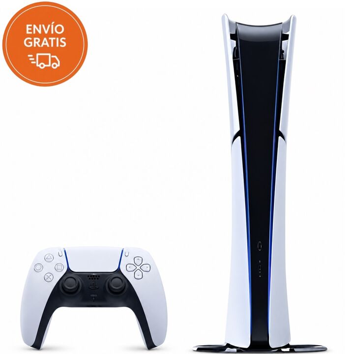 Sony PlayStation 5 Digital Edition 825GB Slim + 1 Joystick Original - Vista 3