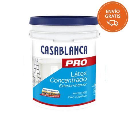 Pintura Látex Casablanca Pro Concentrado Interior/Exterior 20L
