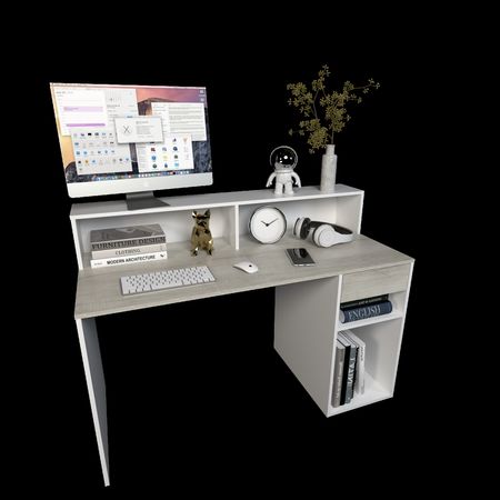 Escritorio Con Repisa Nevado Everest Tables