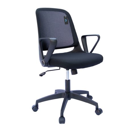 Silla de oficina Bynox negra CI-SIOFO1-NE