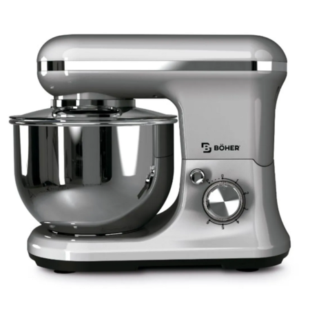 Batidora Planetaria Boher De Pie Bo-Bp198 Cbowl 5Lts. 220V Gris