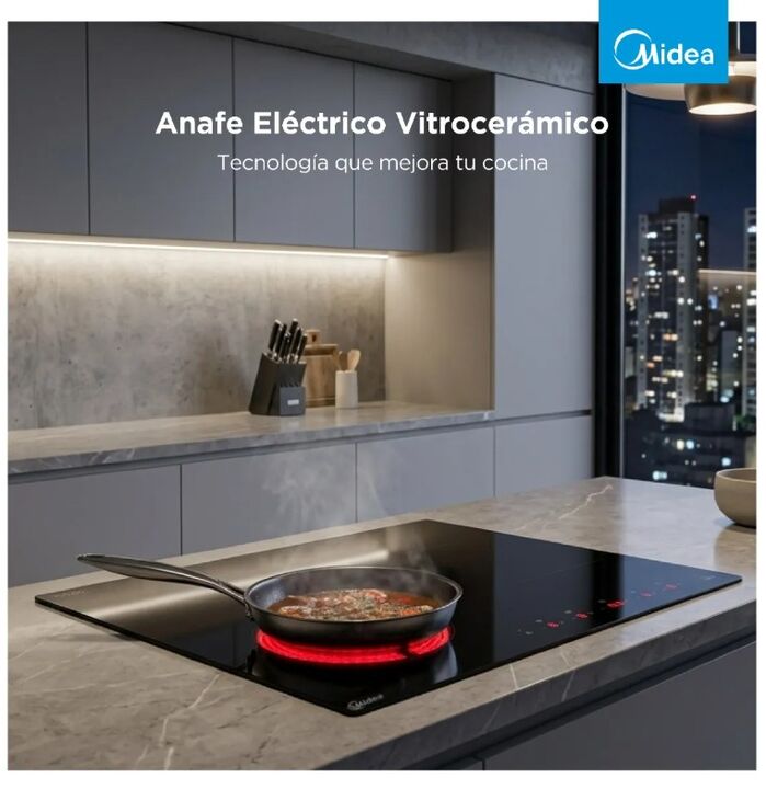 Midea Anafe Electrico Vitroceramico 4H EH-D104BAR1 - Vista 5