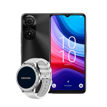 Combo Alcatel A31 Pro 3+64GB Gris + Smartwatch Dekkin Shine