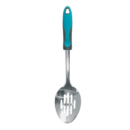 Cuchara Legumbres Acero Inoxidable Mango Azul Utensilio Cocina