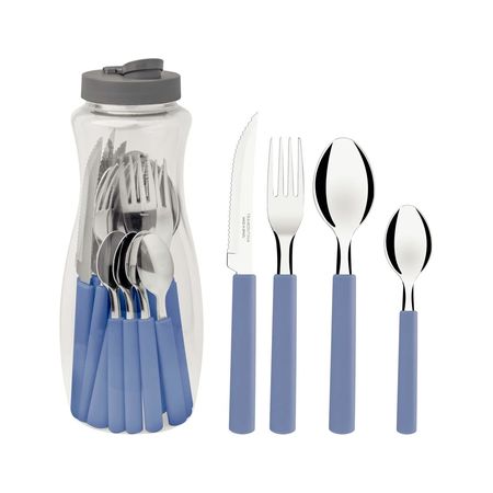 Juego De Cubiertos Tramontina Inox Gamboa X 16 23197-100