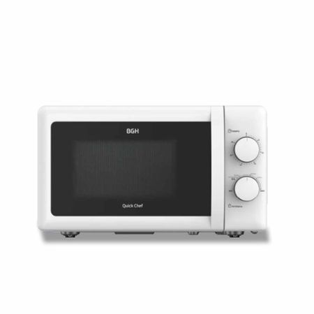 Microondas Rotativo Bgh 20 Litros Blanco B120m20i
