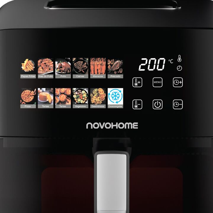 Freidora de Aire Sin Aceite Novohome 8.5L 10 Funciones 1700W - Vista 4
