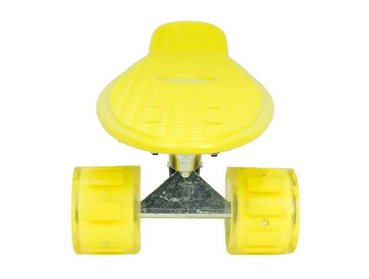 Patineta con Luces F-104 Bebitos Amarillo - Vista 3