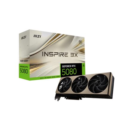 Placa de Video MSI 16GB RTX5080 Inspire 3X OC GDDR7