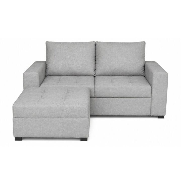 SILLON VENECIA DOS CUERPOS GRIS - Vista 1