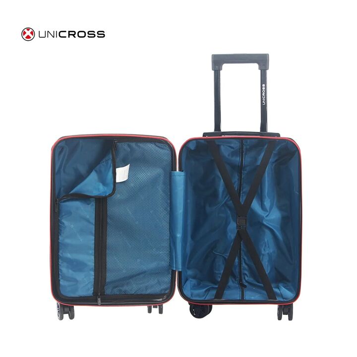 Valija Azul Carry On Unicross ABS 20 Ideal Cabina Ruedas 360° - Vista 4