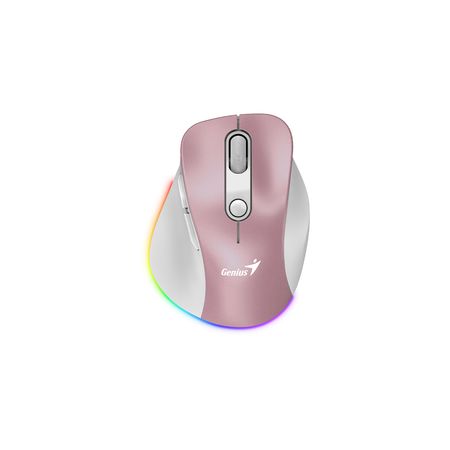 Mouse Genius Ergo 9000S Pro 2.4GHZ Bluetooth Rosa