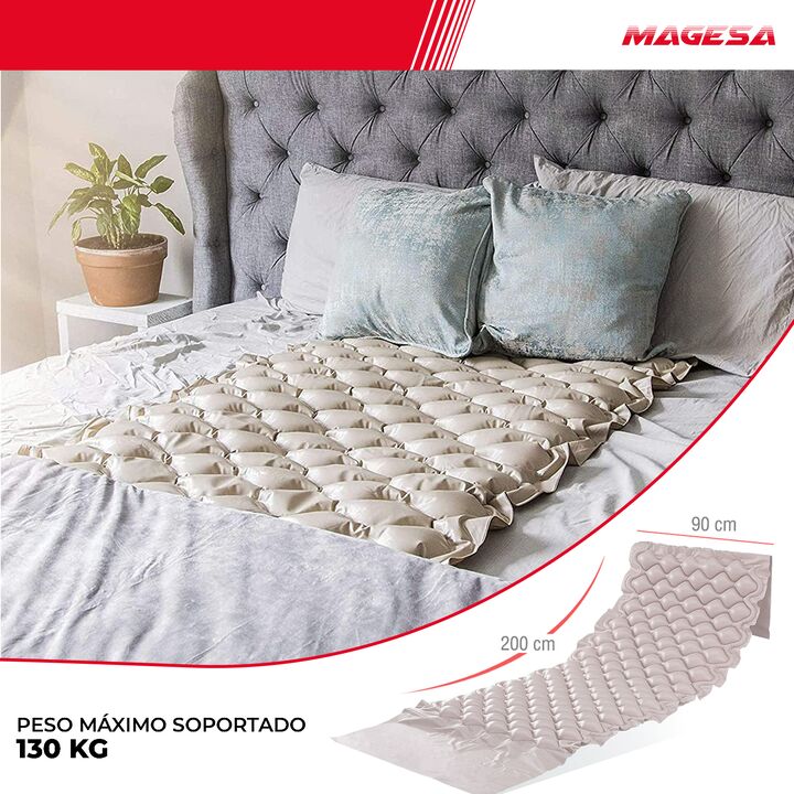 Colchón Antiescaras Con Motor Compresor Secuencial 130 Kg - Vista 5