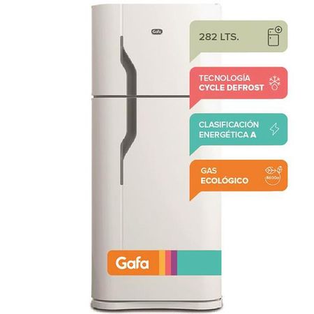Heladera Gafa 282lts Ciclica blanca HGF358AFB
