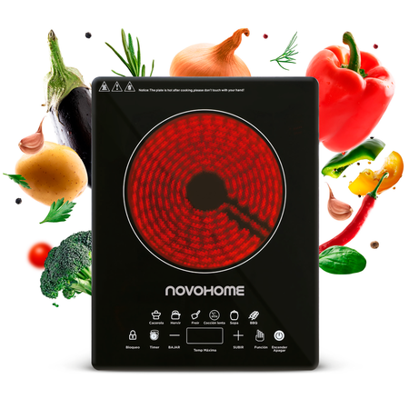 Anafe Elec. Vitrocerámico Digital Touch Novohome