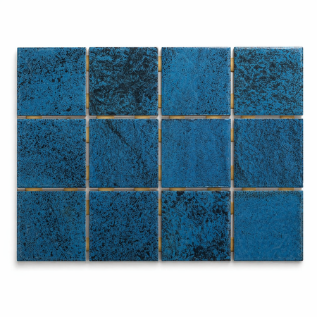 Azulejos Cerámicos 10x10 Strufaldi Samoa Revestimiento Para Piscina Baño Exterior Alta Resistencia 1.95m2