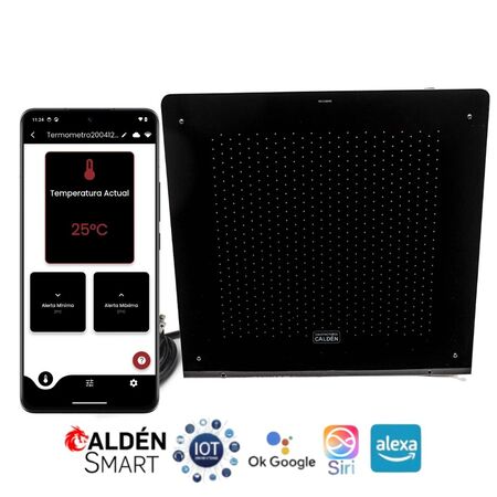 Calefactor Caldén Eléctrico Smart Extra Chato 1000W