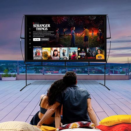 Pantalla De Proyector 100" con Soporte Plegable Portátil PR66