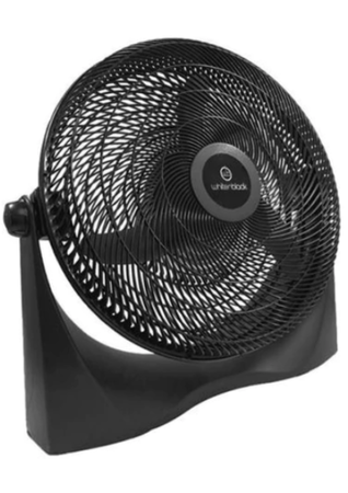 TURBO RECLINABLE 20" WHITENBLACK 3 ASPAS NEGRAS 90W
