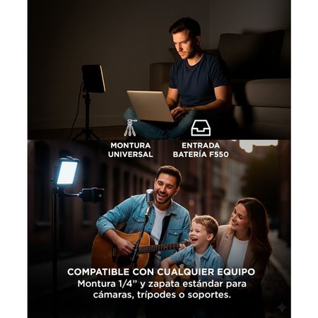 Luz Continua Gadnic F13-9090PH 1300 Lumens 10w