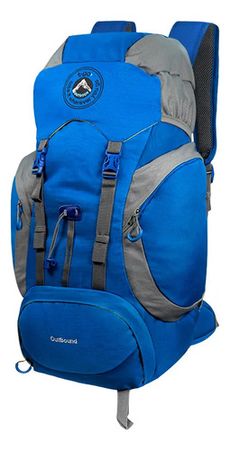 Mochila T-GO Camping Mochilero 40 Litros Reforzada + Funda Lluvia